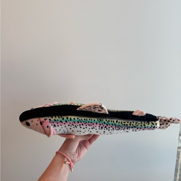 Rainbow Trout Print Plush Toy | Vintage Cabin Critters - Picture 7 of 8